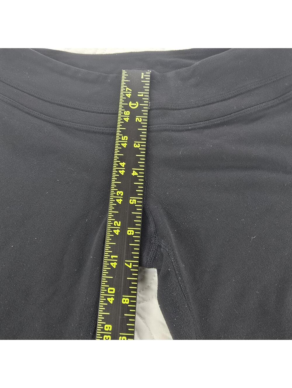 Lululemon Black Flare Yoga Pants Womens Size 4 Long Inseam Bootcut Leggings - Picture 8 of 8